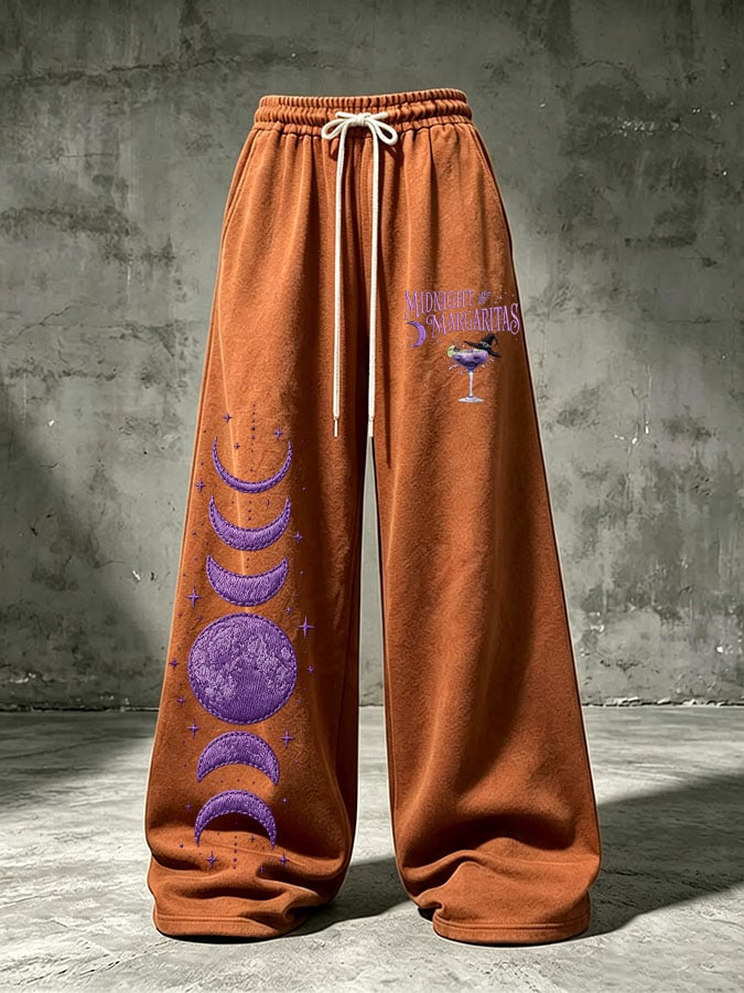 Women's Midnight Margaritas Print Casual Pants