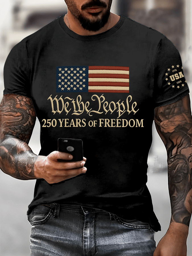 Men's Casual Printed T-shirt