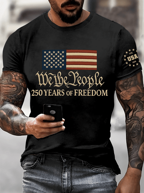 Men's Casual Printed T-shirt