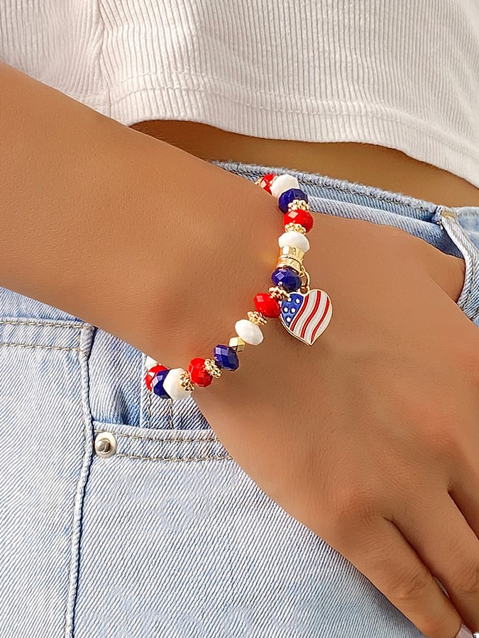 American Flag Patriotic Commemorative Bracelet