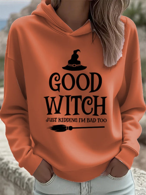 Women's Good Witch Print Sweatshirt