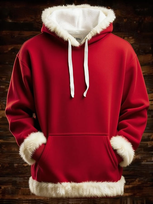 Men's Casual Print Hooded Sweatshirt