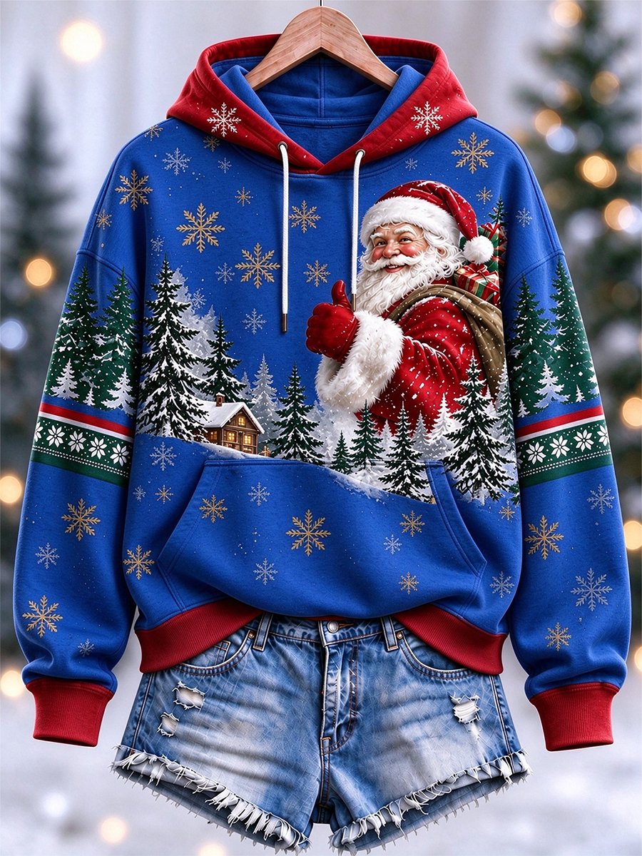 Women's Cancer Christmas Hoodie