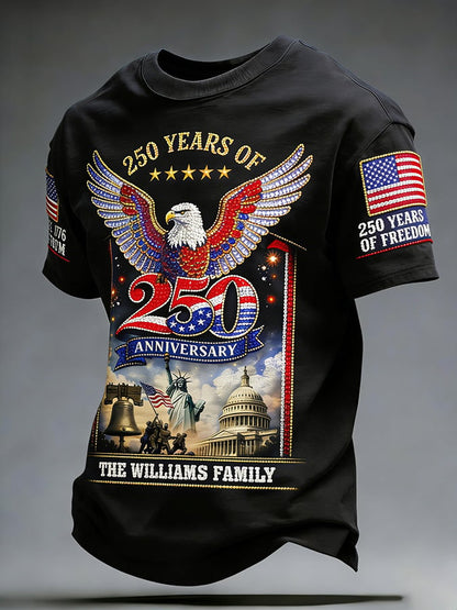 Men's American 250th Anniversary Print Top