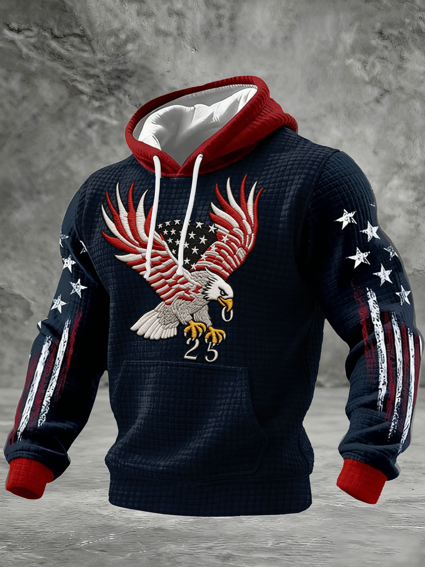Men's Retro 250th Anniversary Print Hoodie