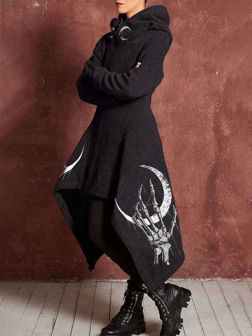 Women's Dark Design Casual Hooded Jacket