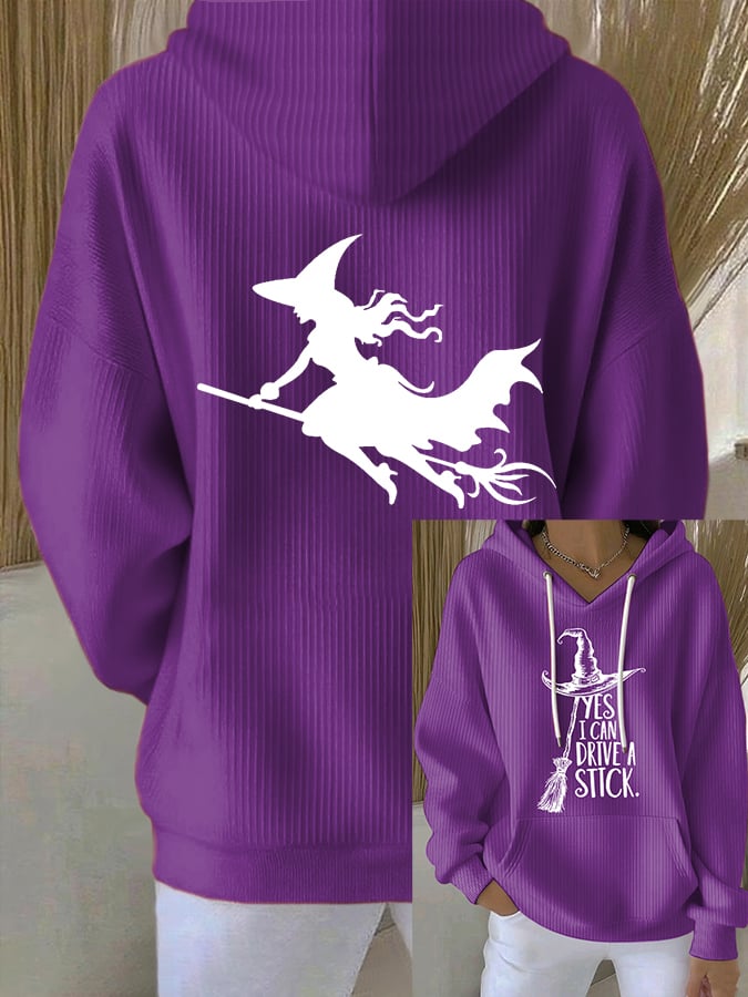 🔥Buy 2 Get 10% Off🔥Women's Yes I Can Drive A Stick Print Casual Sweatshirt