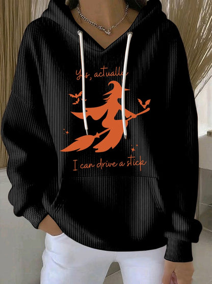🔥HOT SALE🔥Women's Yes I Can Drive A Stick Print Casual Sweatshirt
