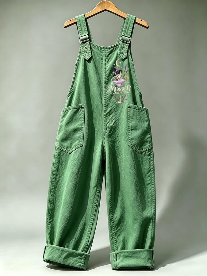 Women's Midnight Margaritas Print Overalls