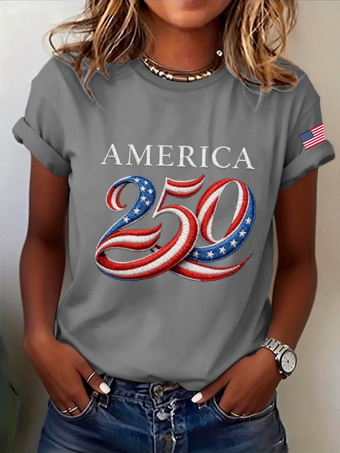 Women's America 250th Anniversary  T-shirt