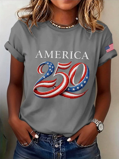 Women's America 250th Anniversary  T-shirt