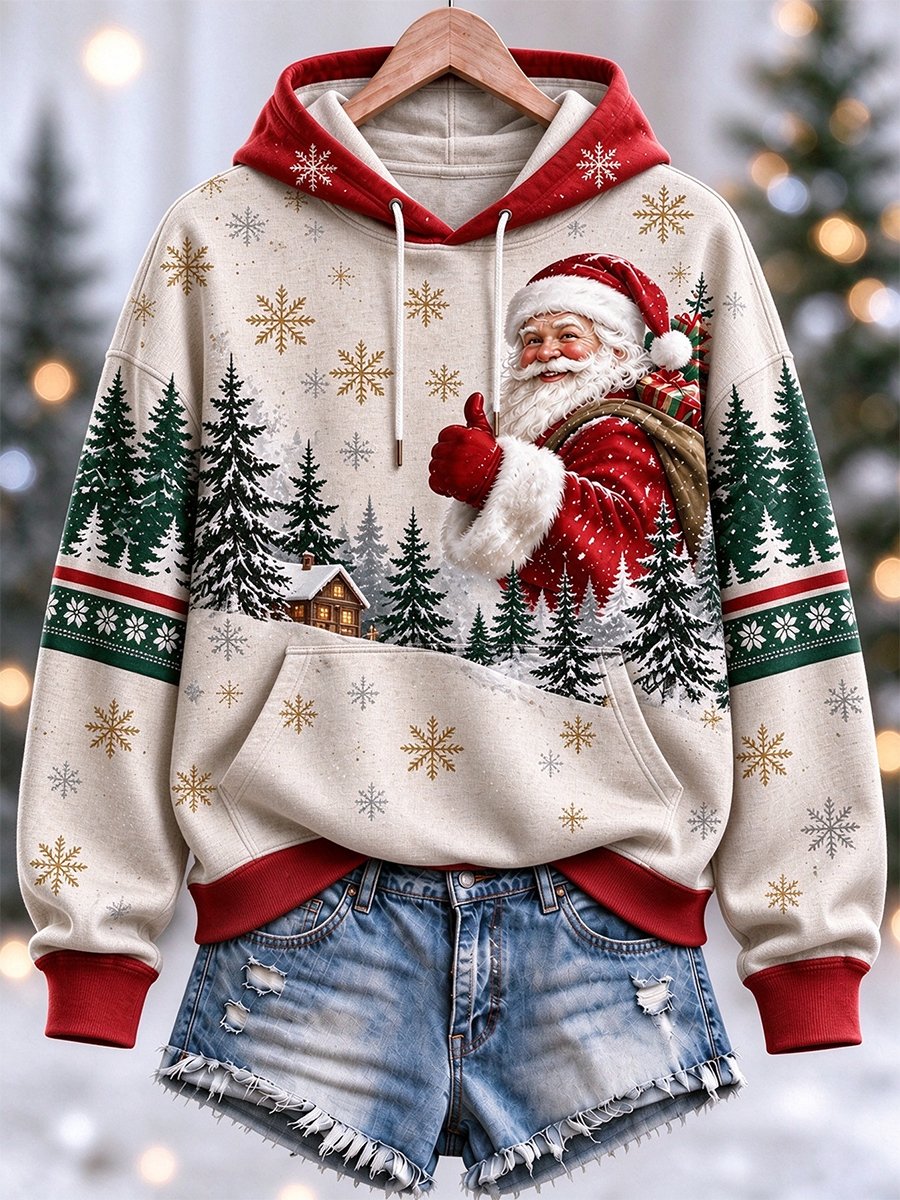 Women's Cancer Christmas Hoodie