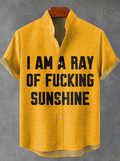 Funny Quote Art Print Casual Short Sleeve T-shirt