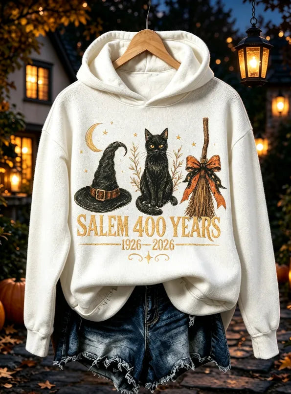 Women'S Salem 400 Years Hooded Sweatshirt