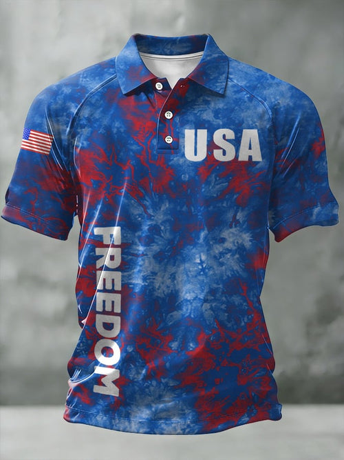Men's Casual American 250th Anniversary Polo Shirt