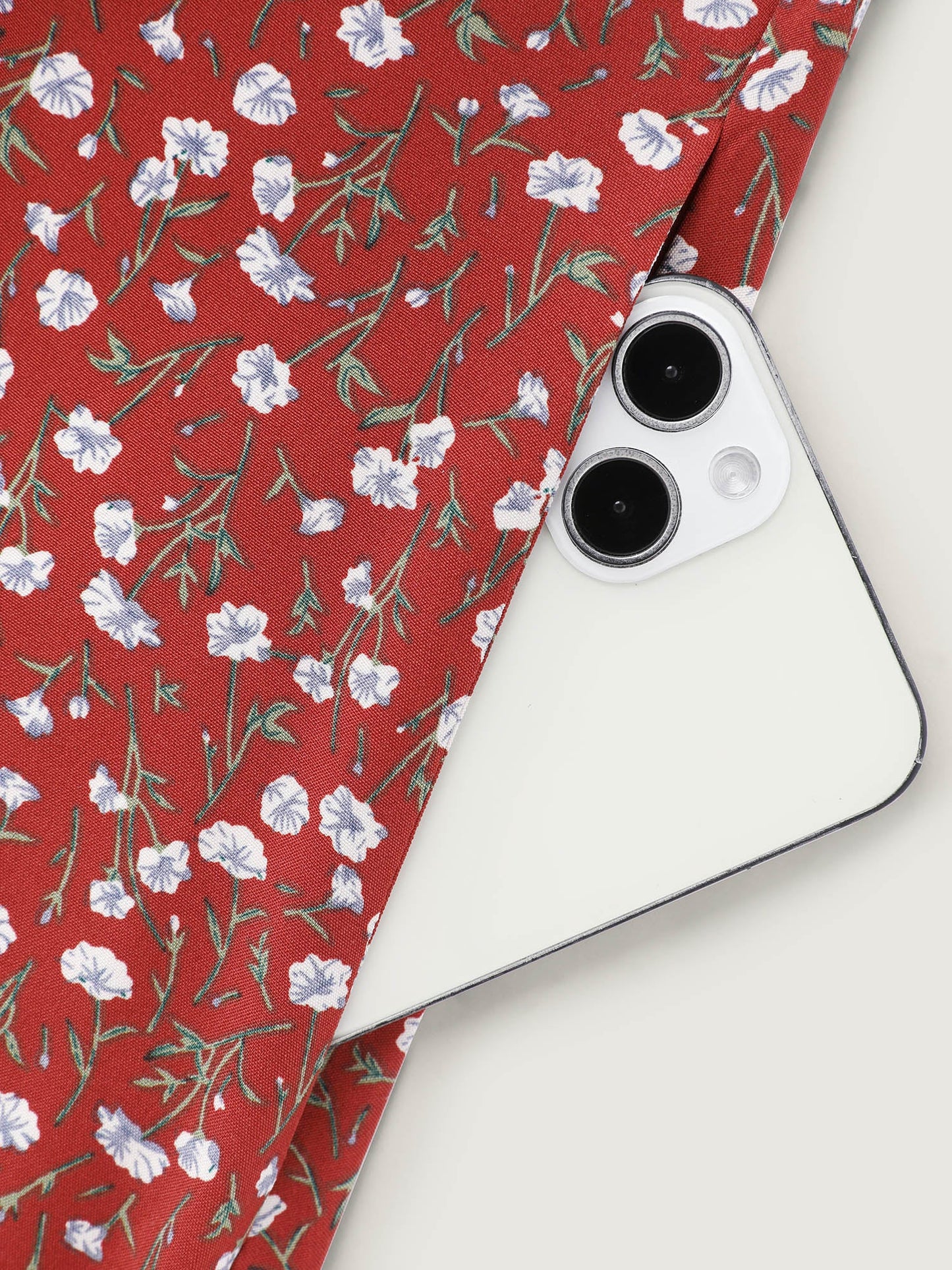 Floral Print Square Neckline Drawstring Midi Dress