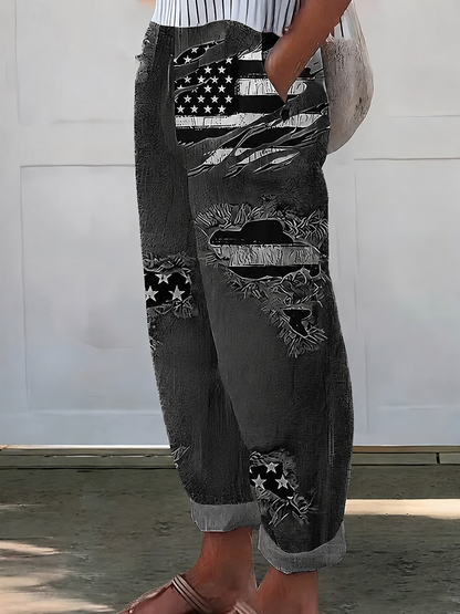 U.S. 250th Anniversary Linen Trousers