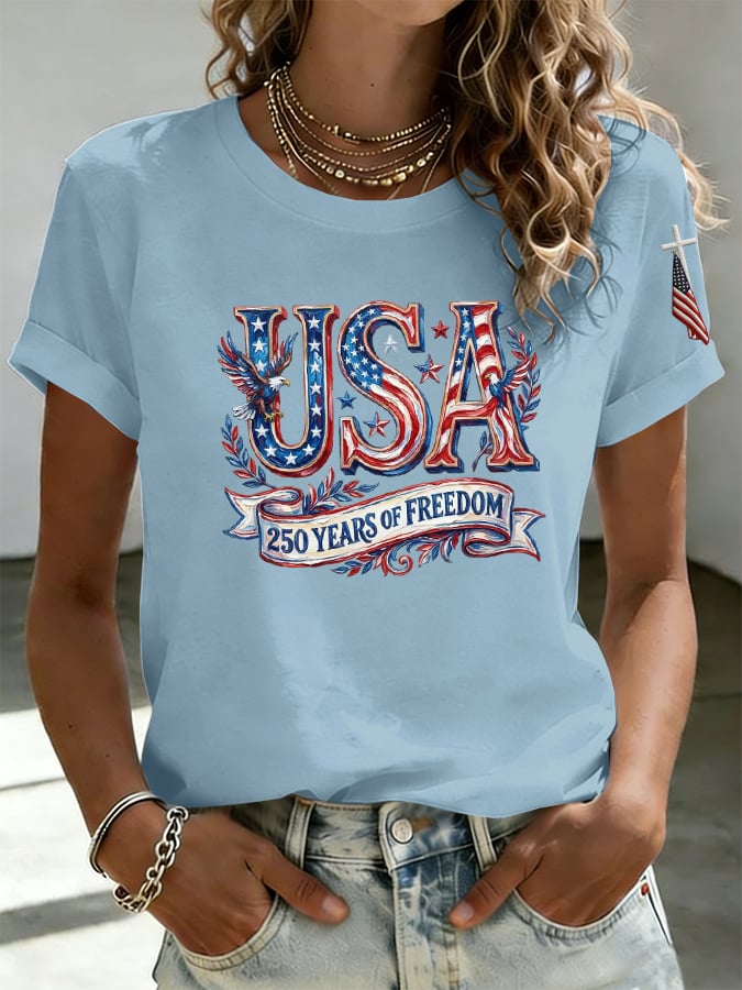 Women's Casual U.S. 250th Anniversary T-Shirt