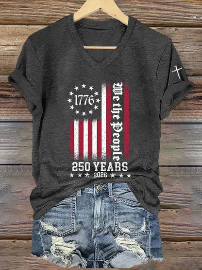 Women's Casual Printed Short-Sleeve T-Shirt