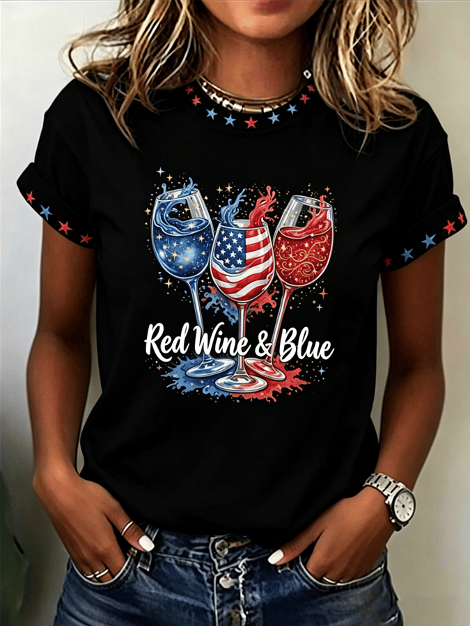 Women's 250th Anniversary Printed Casual T-Shirt