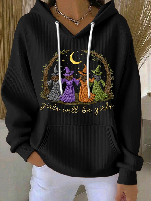 Women's Halloween Print Casual Hoodie