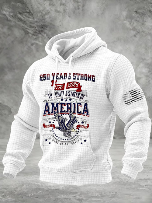 Men's 250th Anniversary Printed Hooded Sweatshirt