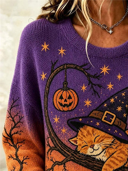 Women'S Casual Printed Sweatshirt