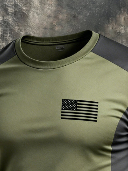 Men's Vintage Patriot Camo Short Sleeve T-Shirt
