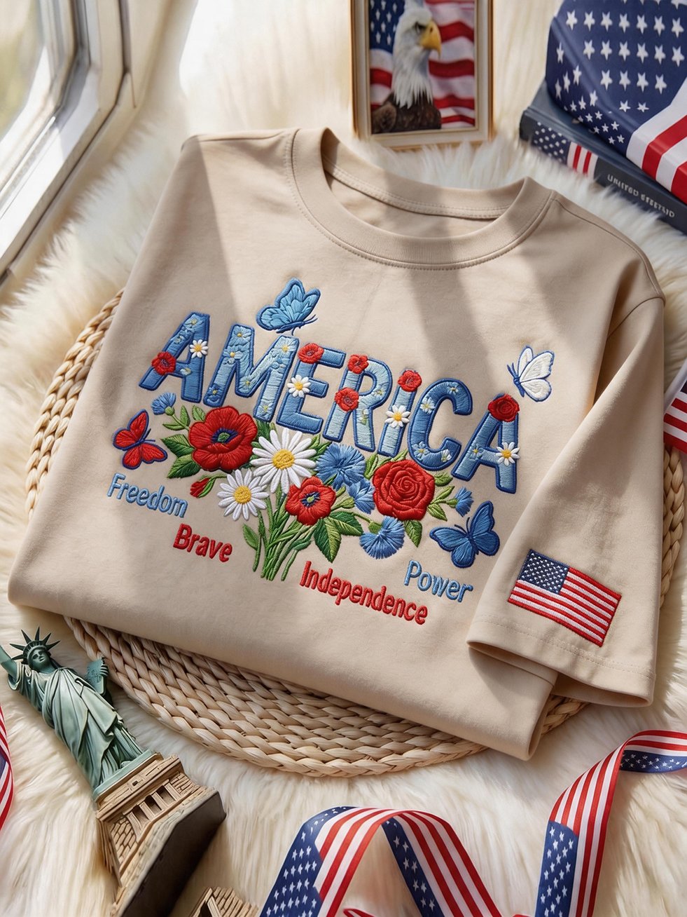 Women's American 250th Anniversary Short-Sleeve T-Shirt