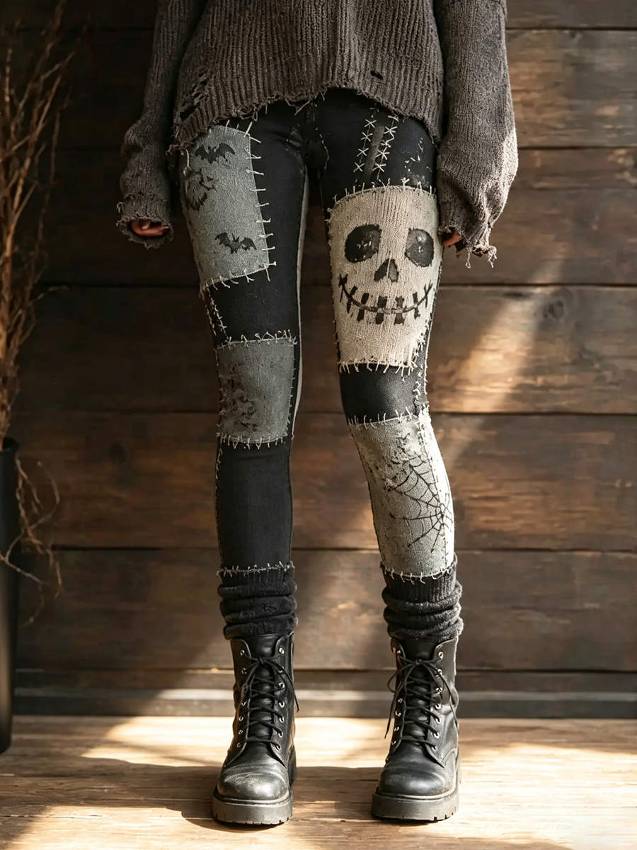 Women's Dark Gothic Style Pants