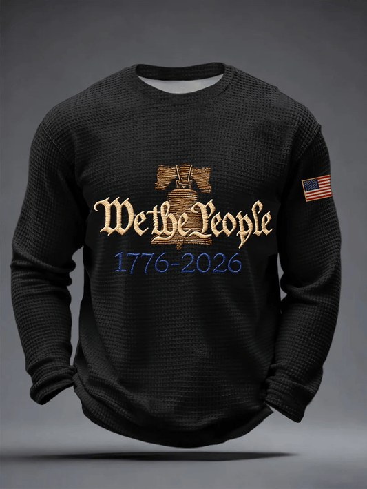 Men'S Casual T-Shirt With American 250th Anniversary Print