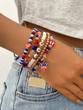 American Flag Patriotic Commemorative Bracelet