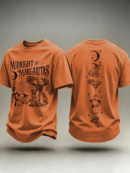 Men's Midnight Margaritas Print Casual T-shirt