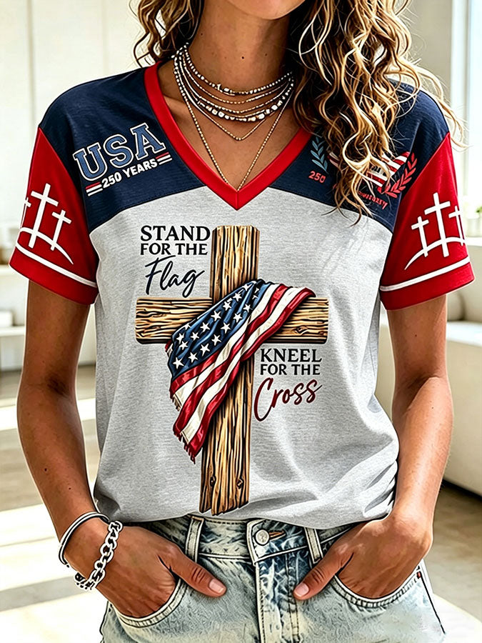 🔥Buy 3 Get 10% Off🔥Women's 250 Year Print Short Sleeve T-shirt
