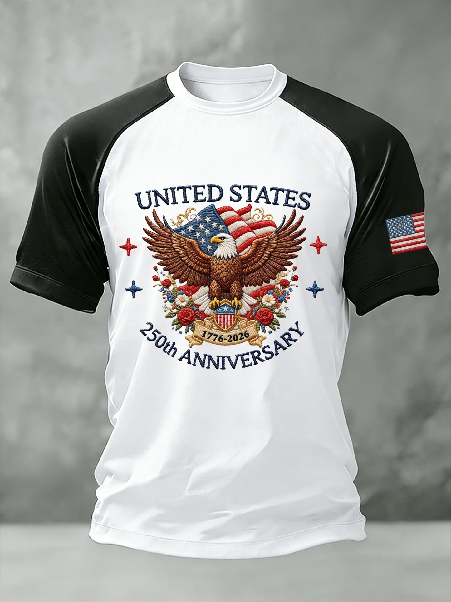 Men's American 250th Anniversary Print Casual Top