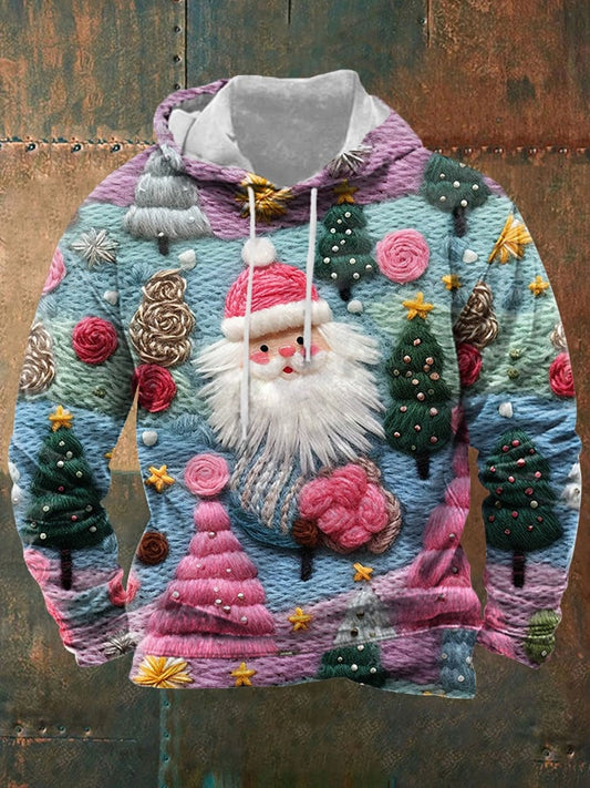 Men's Santa Print Hoodie