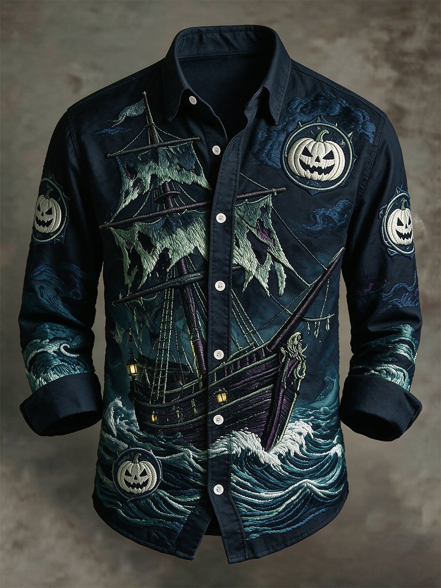 Men's Halloween Long-Sleeve Shirt