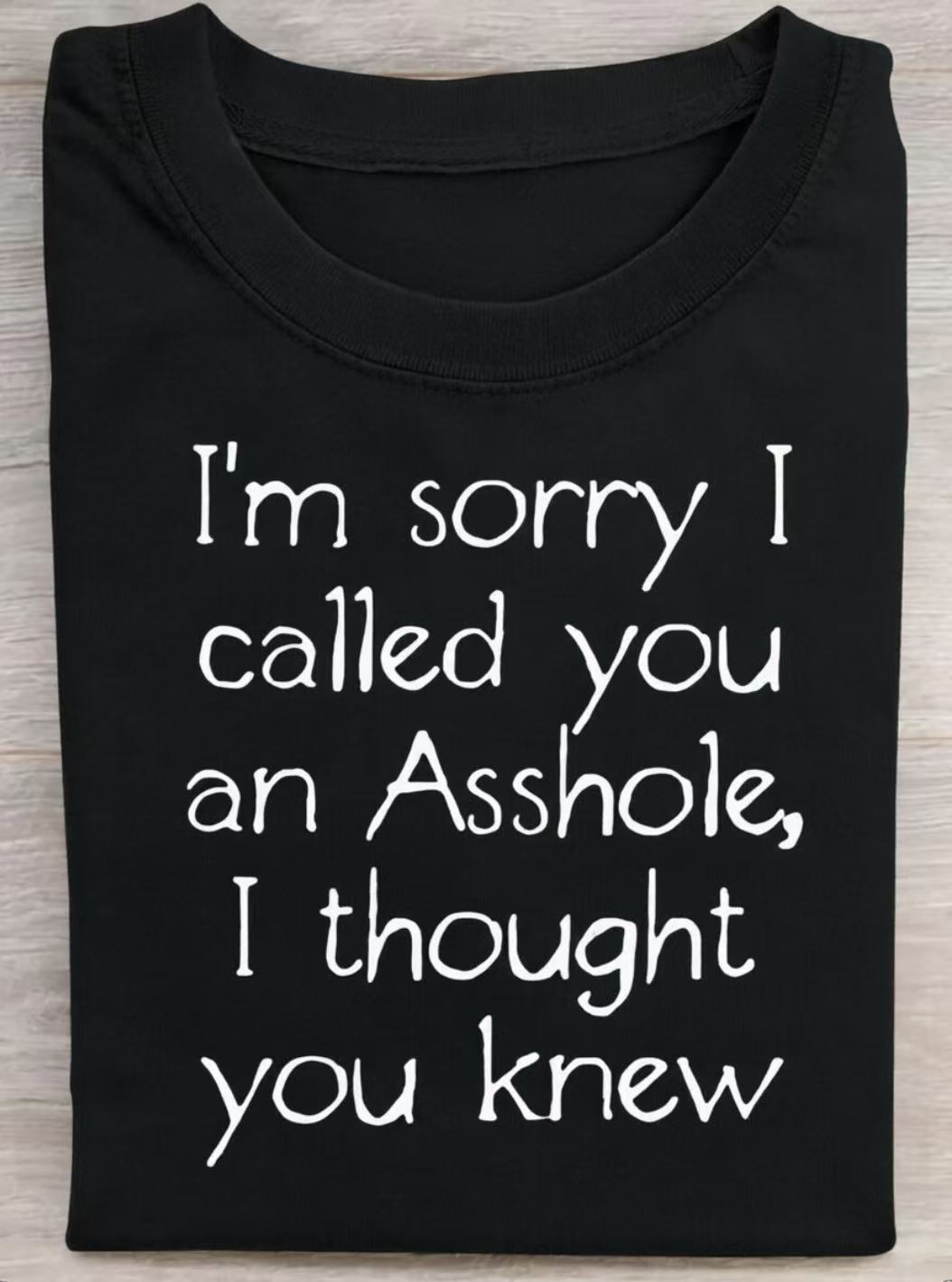 Fun Humor Satire Art Print Casual Pure Cotton Short Sleeved T-shirt
