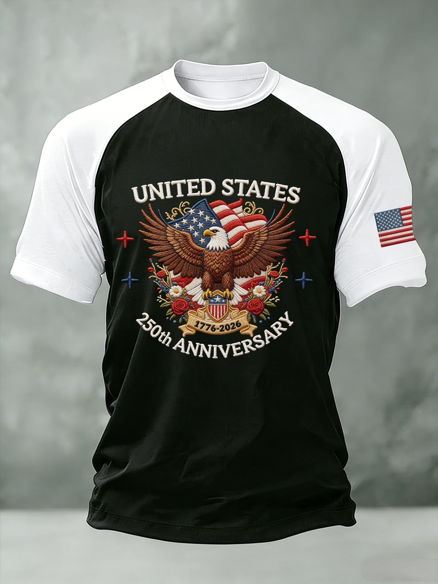 Men's American 250th Anniversary Print Casual Top