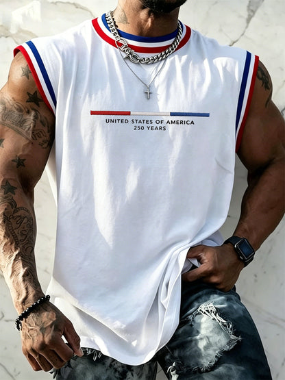 Men'S Casual Printed Vest