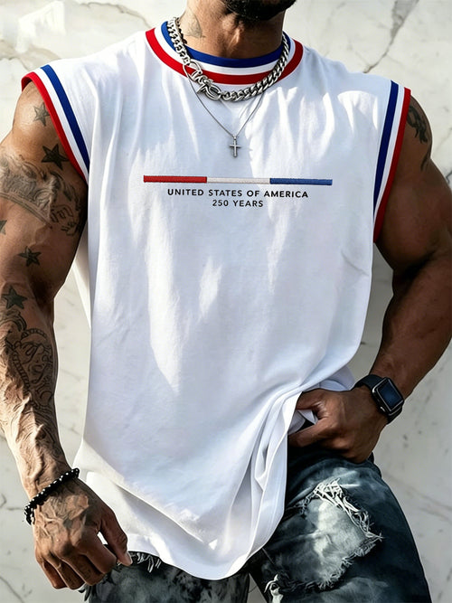 Men'S Casual Printed Vest