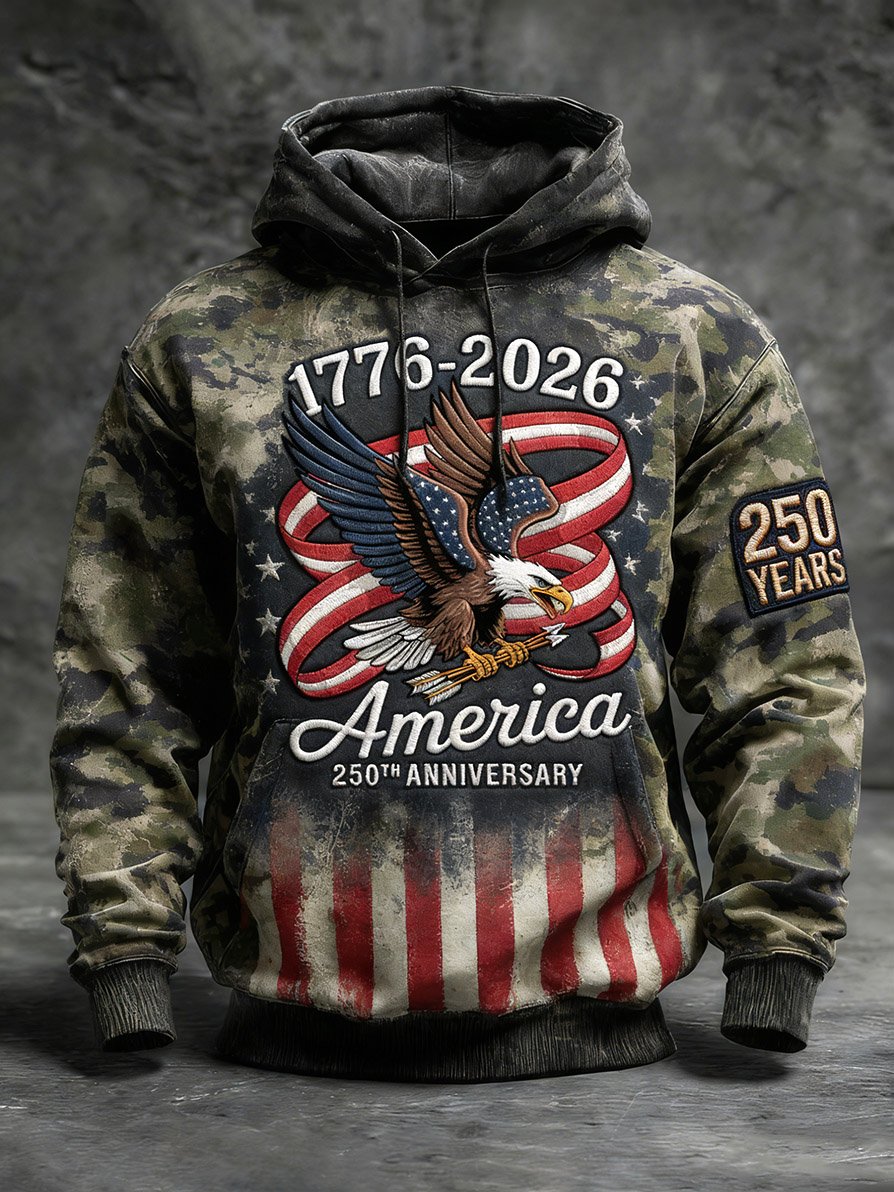 Men's 250th Anniversary of the Founding of the United States Hoodie