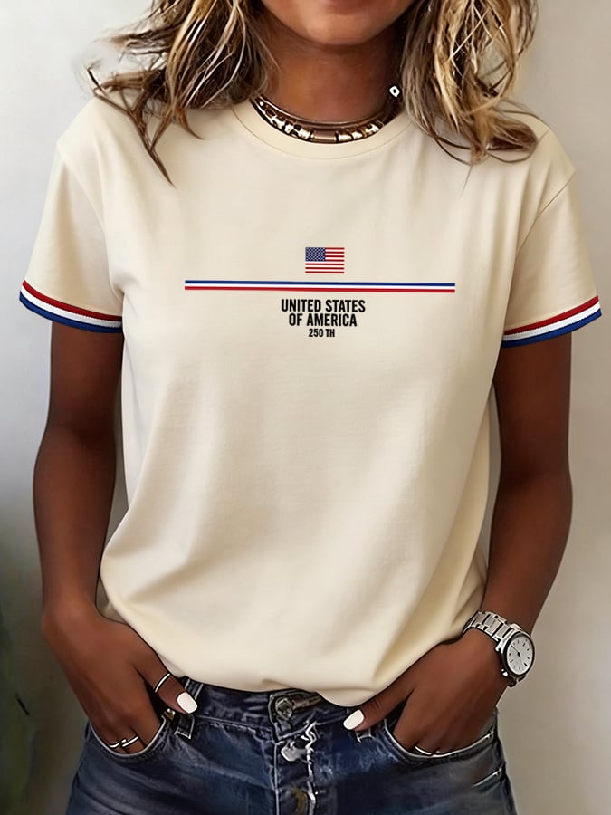 Women's Casual 250th Anniversary Commemorative T-shirt
