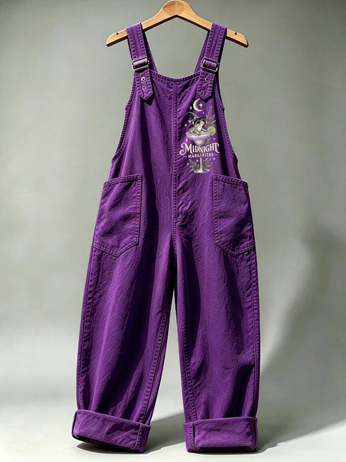 Women's Midnight Margaritas Print Overalls