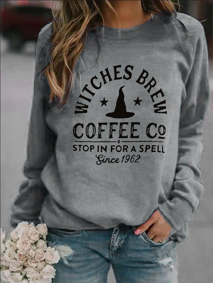 Letter Print Long Sleeve Sweatshirt