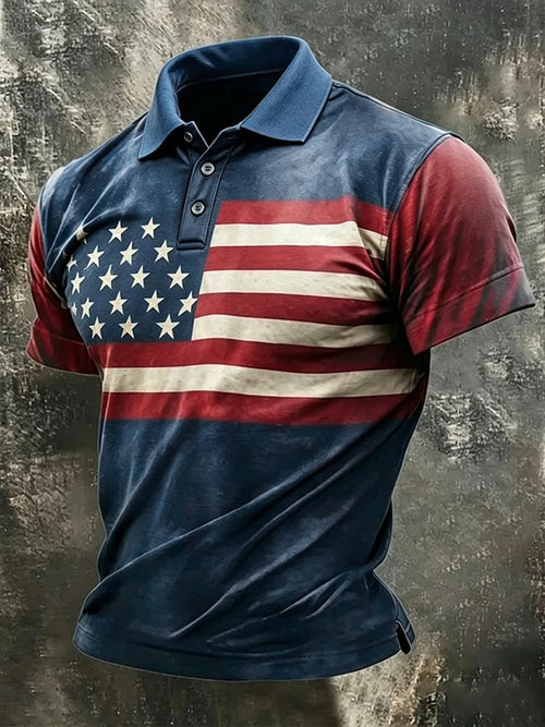 Men's  Independence Day We The People 1776-2026 Printed Casual T-Shirt