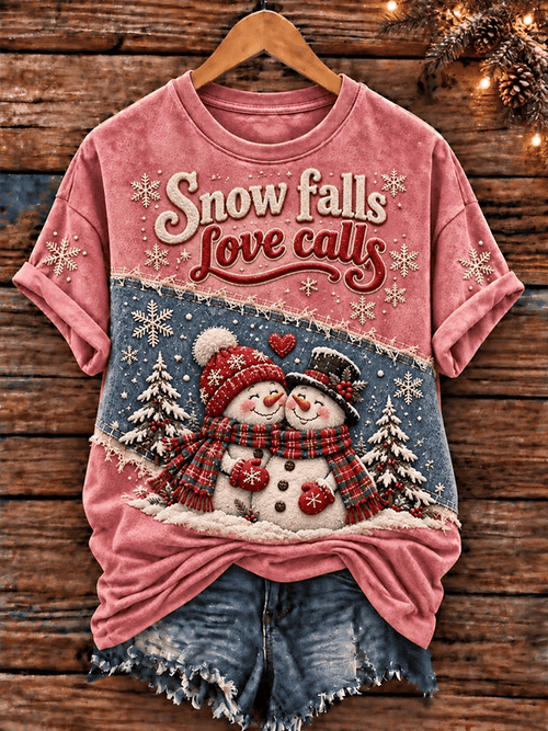 Women's Casual Printed Short-Sleeve T-Shirt