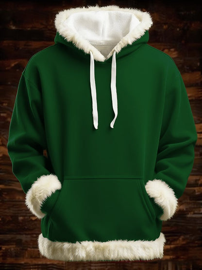 Men's Casual Print Hooded Sweatshirt