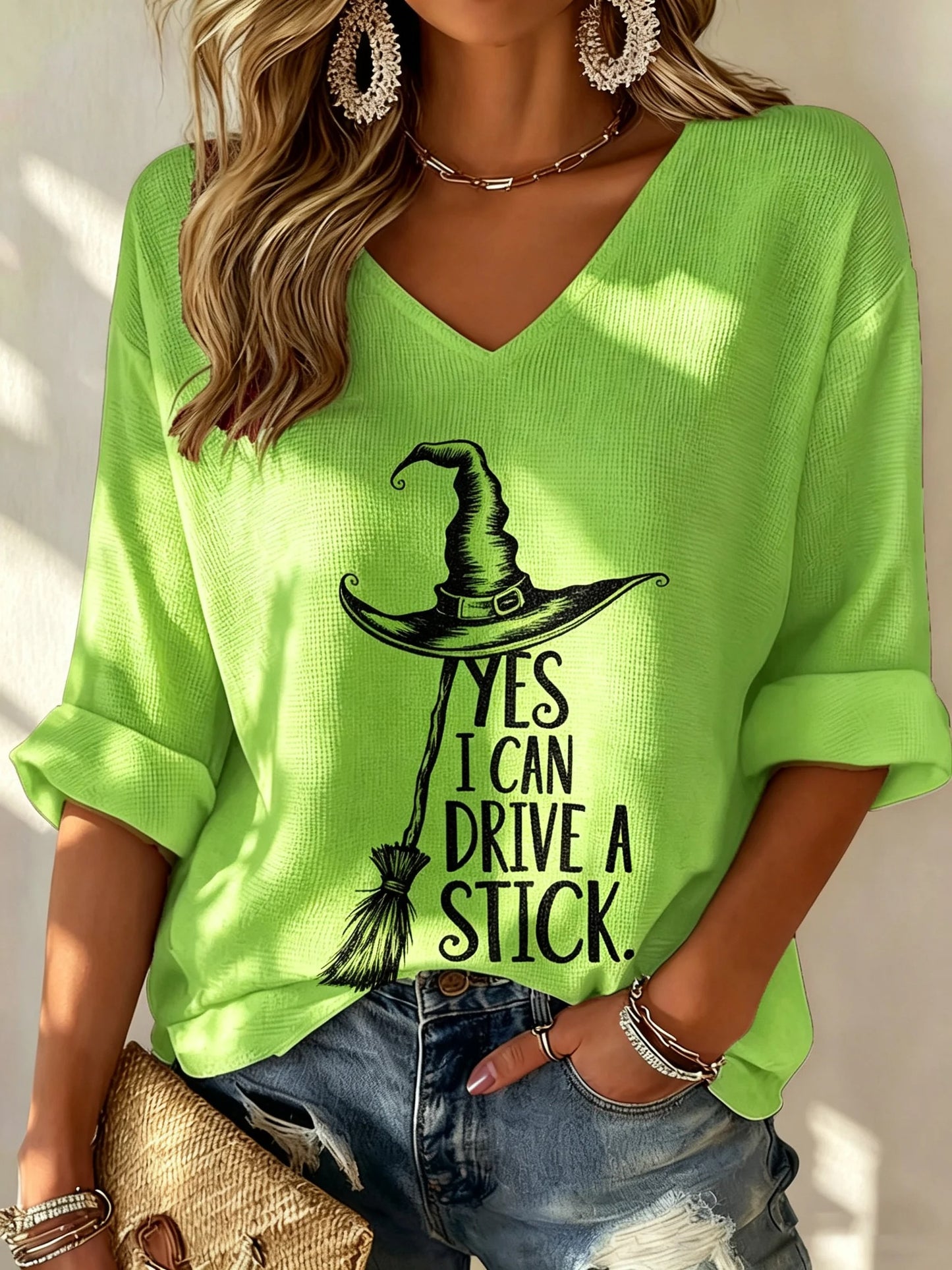 Women's Halloween Casual Printed Top