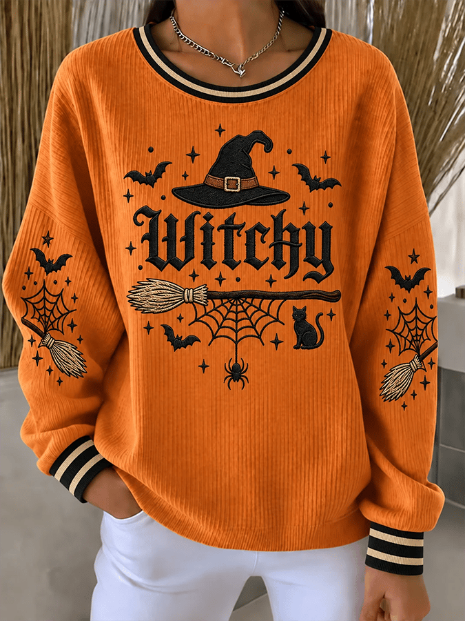 Women'S Casual Printed Sweatshirt